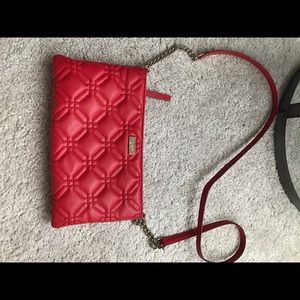 Red Kate Spade perfect for holiday parties